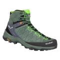 Salewa Hiking Shoes MS Alp Trainer 2 Mid GTX (Alpine, waterproof) green Men